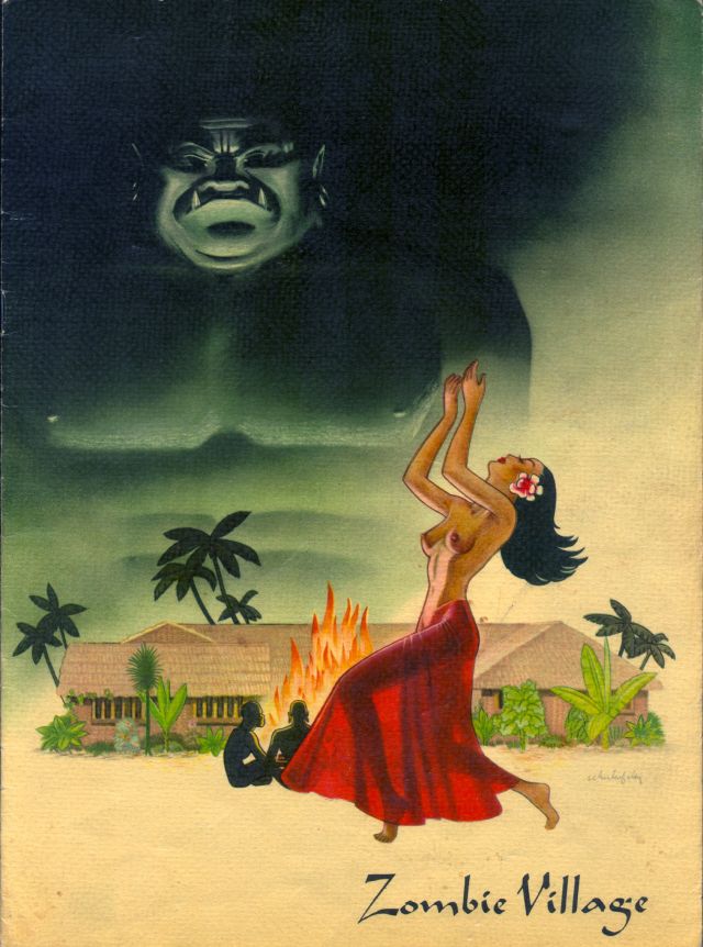 Zombie Village Menu cvr