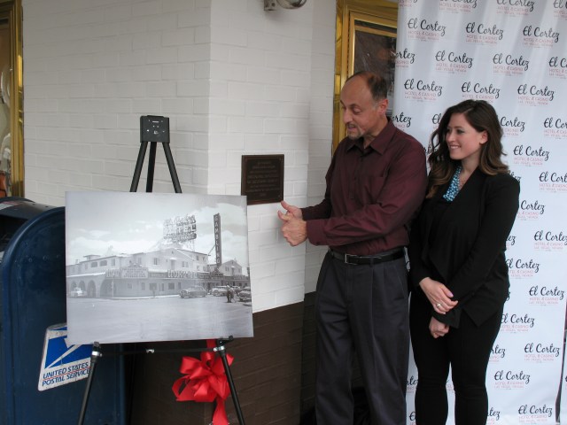 Unveiling the new plaque