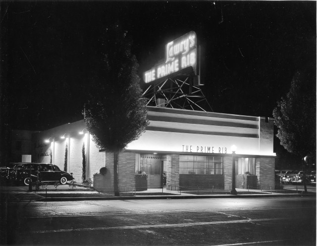 Lawry's Original Location on La Cienega Blvd.