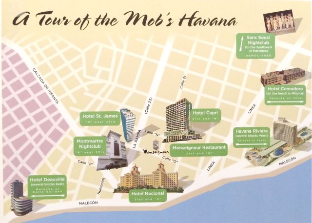 Tour Map in "Havana Before Castro"