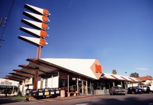 Norm's La Cienega on the border of Los Angeles and West Hollywood.